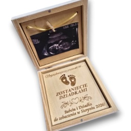 ZOSTANIECIE DZIADKAMI NOWINA O CIĄŻY NIESPODZIANKA Zostanie Babcią Dziadkiem Tatą Pudełko