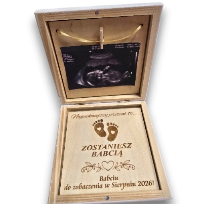 ZOSTANIECIE DZIADKAMI NOWINA O CIĄŻY NIESPODZIANKA Zostanie Babcią Dziadkiem Tatą Pudełko