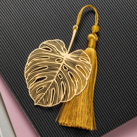 Zakładka do książki MONSTERA PREZENT DLA NAUCZYCIELA DZIEŃ KOBIET KOMUNIA