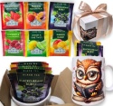 Zestaw Kubek DLA NAUCZYCIELA SOWA PREZENT Dzień Nauczyciela + Herbata 6szt. + Pudełko