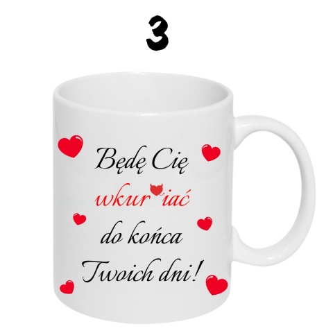 Zestaw PREZENT NA WALENTYNKI KUBEK ZAWIESZKA DO AUTA DLA NIEJ DLA NIEGO