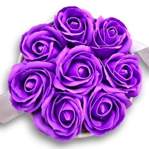 FLOWERBOX RÓŻE MYDLANE BUKIET FLOWER BOX PREZENT URODZINY IMIENINY ŚWIĘTA