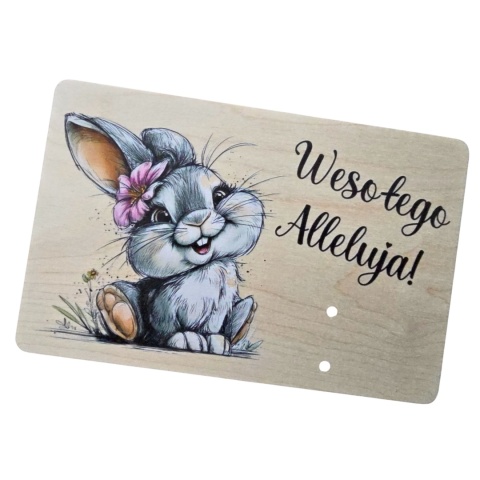 BON WIELKANOCNY NA PIENIĄDZE DREWNIANY PREZENT OD ZAJĄCZKA 12 WZORÓW