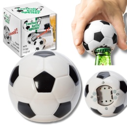 DŹWIĘKOWY OTWIERACZ do butelek PIŁKA NOŻNA gadżet NA PREZENT DLA FANA PIŁKI GADGET 1050