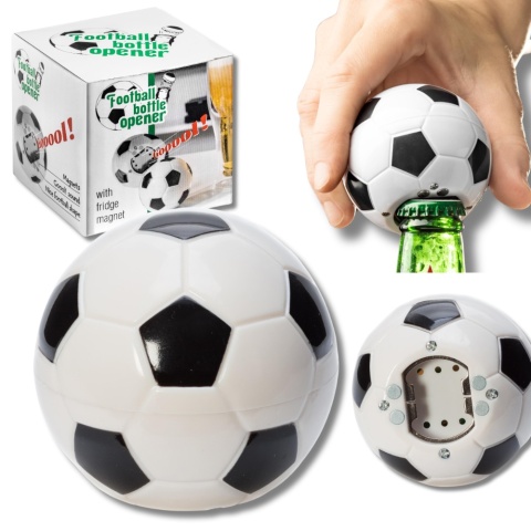 DŹWIĘKOWY OTWIERACZ do butelek PIŁKA NOŻNA gadżet NA PREZENT DLA FANA PIŁKI GADGET 1050