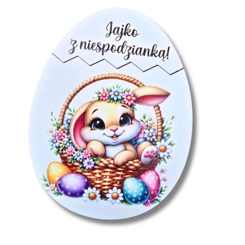 JAJKO WIELKANOCNE Z NIESPODZIANKĄ NA PIENIĄDZE PREZENT OD ZAJĄCZKA DLA DZIECI
