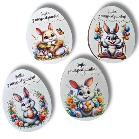 JAJKO WIELKANOCNE Z NIESPODZIANKĄ NA PIENIĄDZE PREZENT OD ZAJĄCZKA DLA DZIECI