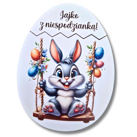JAJKO WIELKANOCNE Z NIESPODZIANKĄ NA PIENIĄDZE PREZENT OD ZAJĄCZKA DLA DZIECI