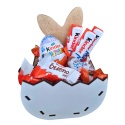 KOSZYK WIELKANOCNY PERSONALIZOWANY IMIĘ DLA DZIECKA NA SŁODYCZE OD ZAJĄCZKA