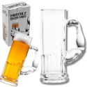 KUFEL SIŁACZA 620 ml szklany biceps prezent dla faceta taty męża Dzień Ojca