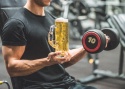 KUFEL SIŁACZA 620 ml szklany biceps prezent dla faceta taty męża Dzień Ojca