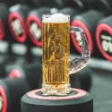KUFEL SIŁACZA 620 ml szklany biceps prezent dla faceta taty męża Dzień Ojca