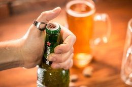 Lodowy kufel CHILLER 400 ml Złocisty PREZENT DZIEŃ OJCA TATY DLA NIEGO