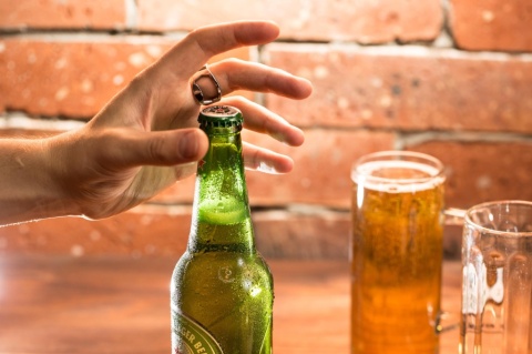 Lodowy kufel CHILLER 400 ml Złocisty PREZENT DZIEŃ OJCA TATY DLA NIEGO