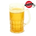 Lodowy kufel CHILLER 400 ml Złocisty PREZENT DZIEŃ OJCA TATY DLA NIEGO