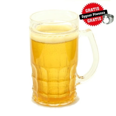 Lodowy kufel CHILLER 400 ml Złocisty PREZENT DZIEŃ OJCA TATY DLA NIEGO