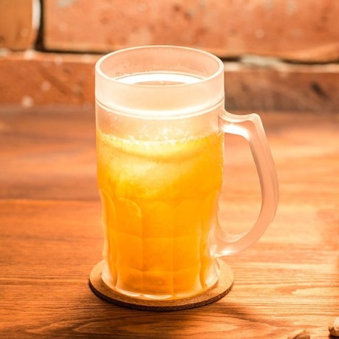 Lodowy kufel CHILLER 400 ml Złocisty PREZENT DZIEŃ OJCA TATY DLA NIEGO