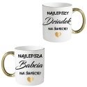 PREZENT DLA BABCI I DZIADKA Zestaw kubków Najlepsza Babcia Najlepszy Dziadek
