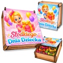 PUDEŁKO NA SŁODYCZE DZIEŃ DZIECKA Prezent dla dzieci dla przedszkoli