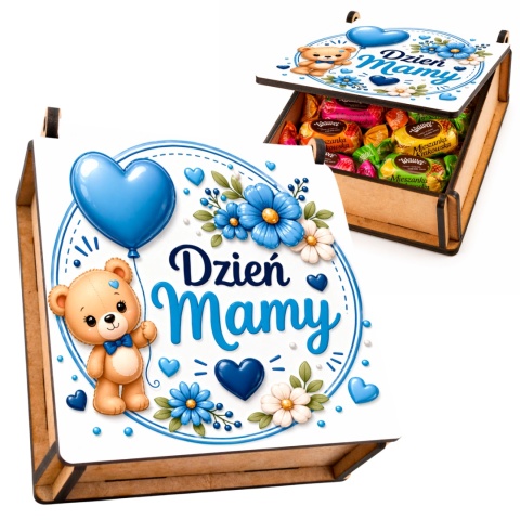 PUDEŁKO NA SŁODYCZE DZIEŃ MATKI DLA PRZEDSZKOLI NA SŁODYCZE PREZENT DLA MAMY