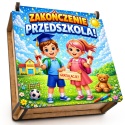 PUDEŁKO NA SŁODYCZE NA ZAKOŃCZENIE PRZEDSZKOLA Prezent dla dzieci
