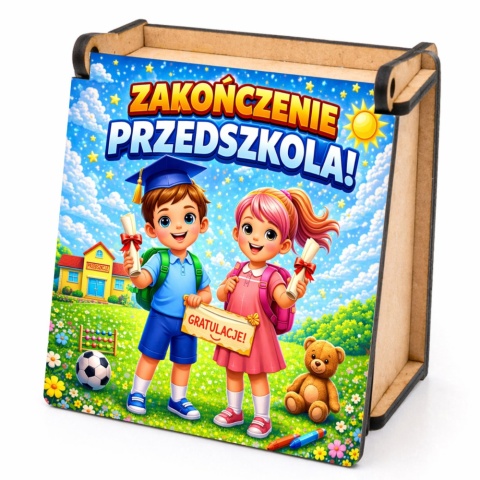 PUDEŁKO NA SŁODYCZE NA ZAKOŃCZENIE PRZEDSZKOLA Prezent dla dzieci