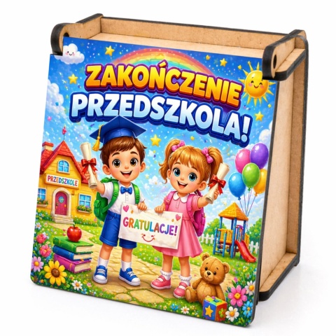 PUDEŁKO NA SŁODYCZE NA ZAKOŃCZENIE PRZEDSZKOLA Prezent dla dzieci
