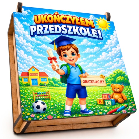 PUDEŁKO NA SŁODYCZE NA ZAKOŃCZENIE PRZEDSZKOLA Prezent dla dzieci