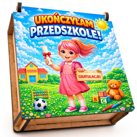 PUDEŁKO NA SŁODYCZE NA ZAKOŃCZENIE PRZEDSZKOLA Prezent dla dzieci