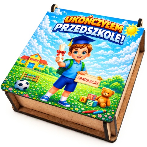 PUDEŁKO NA SŁODYCZE NA ZAKOŃCZENIE PRZEDSZKOLA Prezent dla dzieci