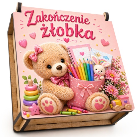 PUDEŁKO NA SŁODYCZE NA ZAKOŃCZENIE ŻŁOBKA Prezent dla dzieci