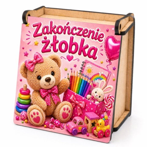 PUDEŁKO NA SŁODYCZE NA ZAKOŃCZENIE ŻŁOBKA Prezent dla dzieci