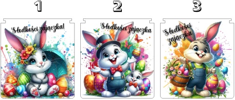 PUDEŁKO NA SŁODYCZE WIELKANOCNE OD ZAJĄCZKA PREZENT DLA DZIECI SZKOŁA