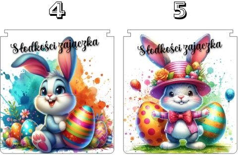 PUDEŁKO NA SŁODYCZE WIELKANOCNE OD ZAJĄCZKA PREZENT DLA DZIECI SZKOŁA