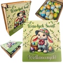 PUDEŁKO NA SŁODYCZE WIELKANOCNE OD ZAJĄCZKA PREZENT DLA DZIECI SZKOŁA