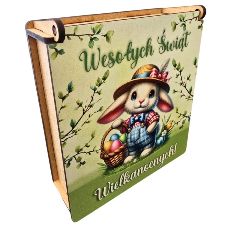 PUDEŁKO NA SŁODYCZE WIELKANOCNE OD ZAJĄCZKA PREZENT DLA DZIECI SZKOŁA