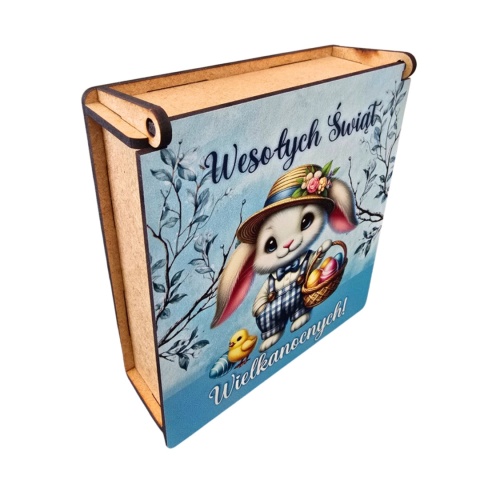 PUDEŁKO NA SŁODYCZE WIELKANOCNE OD ZAJĄCZKA PREZENT DLA DZIECI SZKOŁA