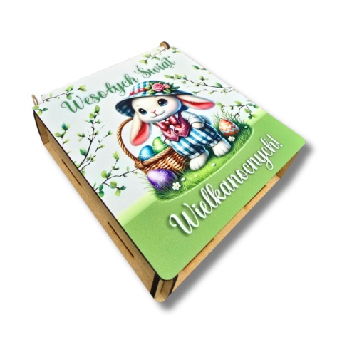 PUDEŁKO NA SŁODYCZE WIELKANOCNE OD ZAJĄCZKA PREZENT DLA DZIECI SZKOŁA