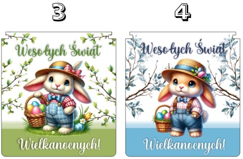 PUDEŁKO NA SŁODYCZE WIELKANOCNE OD ZAJĄCZKA PREZENT DLA DZIECI SZKOŁA