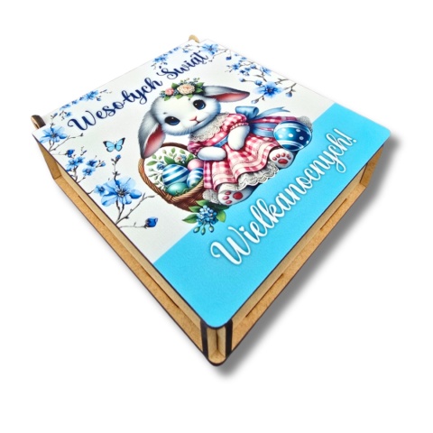 PUDEŁKO NA SŁODYCZE WIELKANOCNE OD ZAJĄCZKA PREZENT DLA DZIECI SZKOŁA