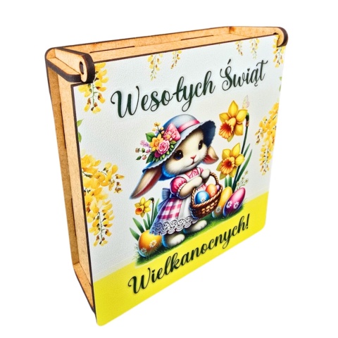 PUDEŁKO NA SŁODYCZE WIELKANOCNE OD ZAJĄCZKA PREZENT DLA DZIECI SZKOŁA