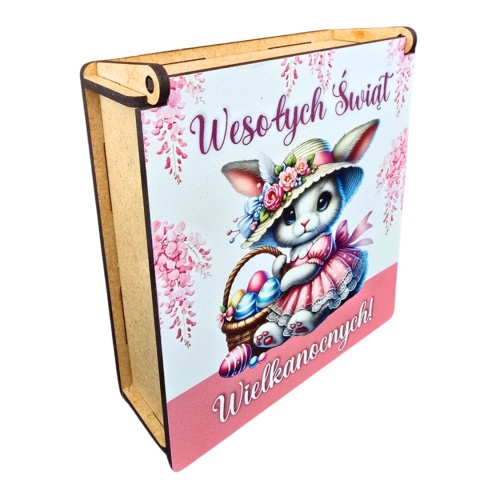 PUDEŁKO NA SŁODYCZE WIELKANOCNE OD ZAJĄCZKA PREZENT DLA DZIECI SZKOŁA