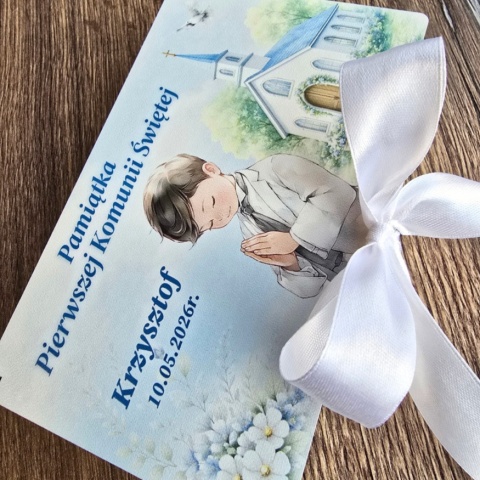 Pamiątka Pierwszej Komunii Świętej Pudełko na pieniądze Prezent na komunię