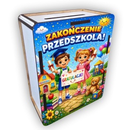 SKARBONKA DLA DZIECI PREZENT Zakończenie Przedszkola Upominek