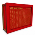 SKARBONKA WYKREŚLANA NA MARZENIA Czerwona 5000ZŁ 10000ZŁ OSZCZĘDZANIE PREZENT