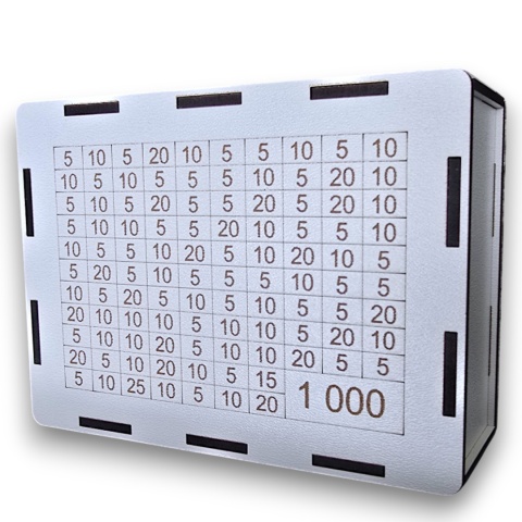 SKARBONKA WYKREŚLANA NA MARZENIA DLA DZIECI 1000ZŁ 5000ZŁ OSZCZĘDZANIE PREZENT