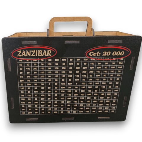 SKARBONKA WYKREŚLANA NA PODRÓŻ MARZEŃ WALIZKA PERSONALIZOWANA OSZCZĘDZANIE PREZENT