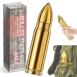 TERMOS POCISK 500 ml stal kubek militarny PREZENT survival MOSIĄDZ GADGET 3703