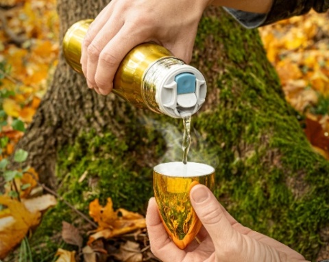 TERMOS POCISK 500 ml stal kubek militarny PREZENT survival MOSIĄDZ GADGET 3703