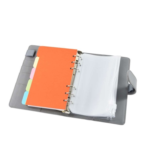 PLANER FINANSOWY SEGREGATOR BUDŻETOWY A6 SZARY ORGANIZER PIENIĘDZY BINDER